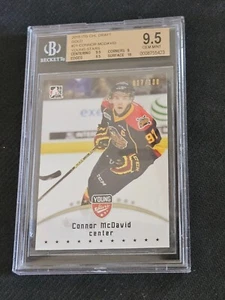 2015 ITG DRAFT SERIES CHL CONNOR MCDAVID #21 GOLD YOUNG STARS BGS 9.5 ROOKIE GEM - Picture 1 of 2