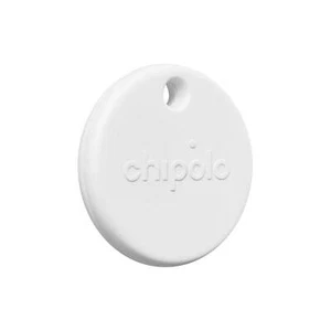Chipolo POP Tracker Tag Współpracuje z Apple lub Google Znajdź moje urządzenie Biały - Zdjęcie 1 z 5