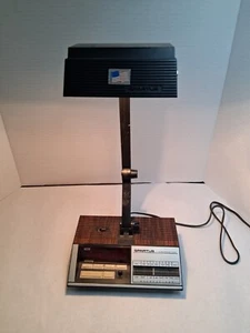 Vintage Spartus Clock Radio Lamp Model 1107 Woodgrain AM/FM Alarm - Works! - Picture 1 of 5