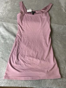 Forever 21 Mini Dress Women’s Large Pink Short Tank NWT - Picture 1 of 5