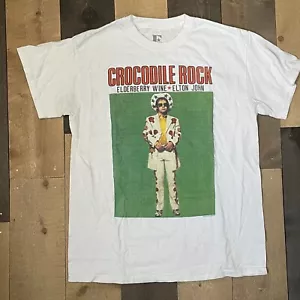 Elton John Official MEDIUM Tour T-Shirt Crocodile Rock 2018 - Picture 1 of 3