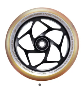 Envy Gap Core Scooter Wheels 120mm - Black/Gold (Pair) - Picture 1 of 1