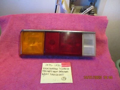 Luz trasera izquierda Volkswagen Scirocco 1975-1981 de fábrica OEM para conductores envío gratuito Foto 1 de 4