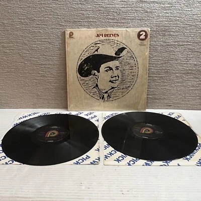 Jim Reeves Self Titled 12" Vinyl Record Album 2LP 1972 RCA Camden CXS-9001 USA - Image 1 of 4