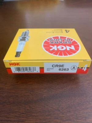 NGK 6263 Spark Plugs CR9E - 4 Pack  - Image 1 of 2