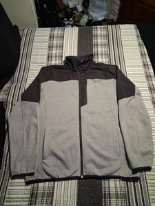 Reebok Full Zip Jacket Gray Large Running, Activewear Excellent Condition - Picture 1 of 7