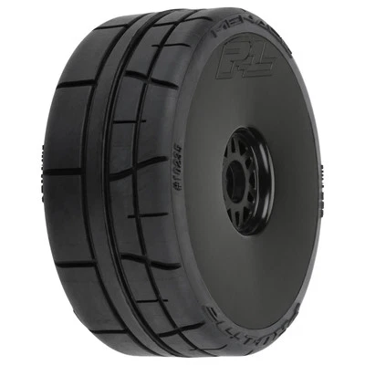 PRO1023510 MENACE HP BELTED SPEED RUN 1/8 TIRES MTD MACH 10 17MM WHEELS FRONT OR - Image 1 of 4