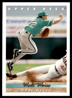 1993 Upper Deck Walt Weiss Florida Marlins #533 - Image 1 of 2