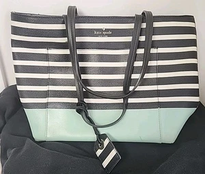 Kate Spade Hyde Lane Dipped Riley Tote PXRU8314 Seaglass Green see pics - Picture 1 of 11
