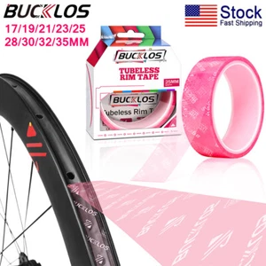 Tiras de cintas de llanta sin cámara para bicicleta de 10 m MTB bicicleta de carretera 17/19/21/23/25/28/30/32/35 mm - Imagen 1 de 22