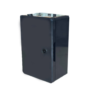 WEATHERPROOF IP65 LOCKABLE ABS ENCLOSURE WITH METAL BASE PLATE CLASSIC WALL BOX 
