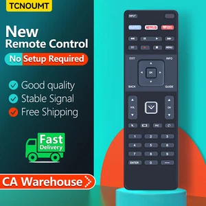 XRT122 Remote For Vizio Smart TV D32-D1 D32H-D1 D32X-D1 D39H-D0 D40-D1 D40U-D1 - Picture 1 of 7
