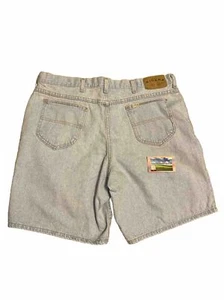 VINTAGE RIDERS DENIM LIGHT WASH JEAN SHORTS MENS 40 WAIST X 8 INSEAM - Picture 1 of 10