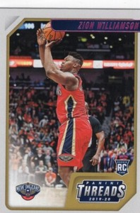 2019-20 Panini Chronicles - Threads Pink #78 Zion Williamson (RC)