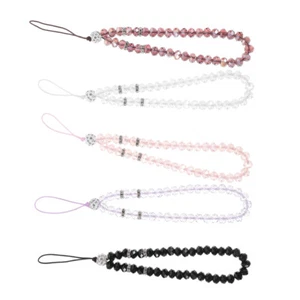 5 Pcs Mobile Phone Ornaments Strap Aesthetic Crystal Chain - Zdjęcie 1 z 12
