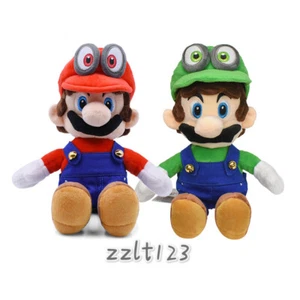 Muñeca de peluche Odyssey Luigi con sombrero de feliz 20CM#SM de 2 piezas - Imagen 1 de 14