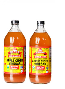 Braggs Organic Apple Cider Vinegar, 946ml (Pack of 2) 