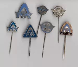 Vintage Emaille HANOMAG TRAKTOR Pin Abzeichen 1960er LOGO Landwirtschaft Anstecknadel - Bild 1 von 12
