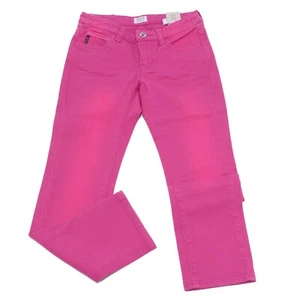 9797V pantalone bimba ARMANI JUNIOR cotton fuchsia pant kid girl - Picture 1 of 4