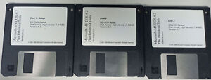 Microsoft MS-DOS 6.2 Plus Enhanced Tools - 3 x 1.44MB HD 3.5" Disks