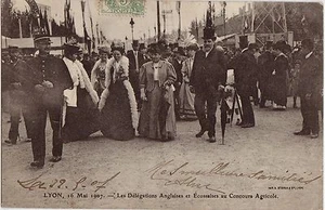 CPA -69- LYON - 16 mai 1907 - les délégations Anglaises et Ecossaises. - Picture 1 of 1