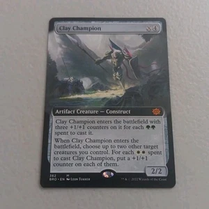 Clay Champion - Brothers War - Arte extendido Magic The Gathering casi nuevo  - Imagen 1 de 2