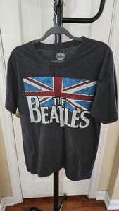 THE BEATLES Men T-Shirt Rock Band Logo Apparel Vintage Music ADULT LARGE - Picture 1 of 6