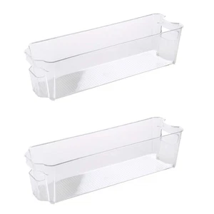 2 Pack Slim Refrigerator Shelf, Stackable Kitchen Storage, for Countertops, C... - Picture 1 of 6