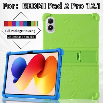 Shockproof Case For Xiaomi Redmi Pad 2 Pro Tablet 12.1" Soft Silicon Stand Cover