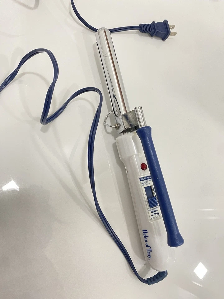 Rizador Helena de Troya modelo 1503 azul y blanco  Foto 1 de 4