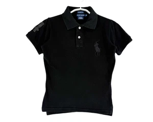 Ralph Lauren Mujer Informal The Skinny Polo Camiseta Negra Talla S - Imagen 1 de 7