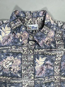 Vintage Reyn Spooner Kamaka Ukulele Collab Aloha Shirt Size L - Picture 1 of 6