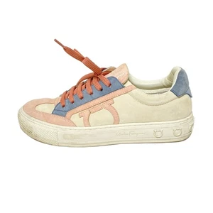 Zapatillas Salvatore Ferragamo Gancini Marfil Rosa Claro Multicolor - Imagen 1 de 10