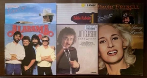 80's COUNTRY Vinyl Lp Lot Alabama Eddie Rabbitt Tammy Wynette + More 6 Albums! - Picture 1 of 23