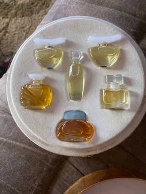 复古雅诗兰黛 6 件迷你 Parfums 0.09-.12 液量 盎司 带盒  — 第 1/4 张图片