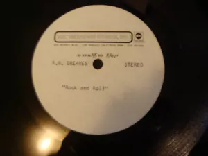 Acetate R.B. GREAVES Rock and Roll / I'm Married Your Married 10" metallic 45RPM - Picture 1 of 1