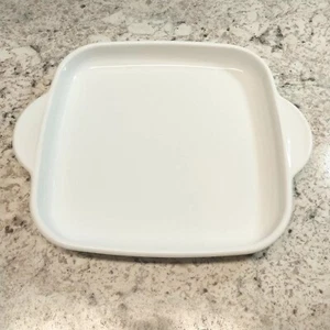Corning Ware Microwave Plus Browner Grill White MW-85 Legs & Handles 9x9 - Picture 1 of 9