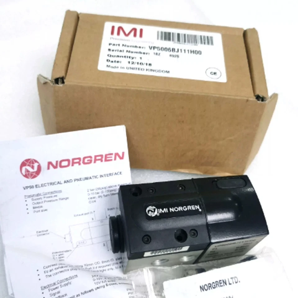 NORGREN VP5006BJ111H00 Proportional Pressure Valve Free delivery New In Box - Image 1 of 4