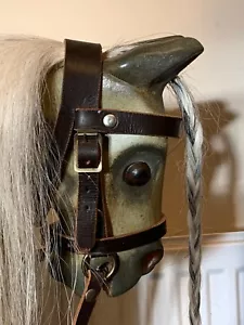 Beste Qualität Schaukelpferd Leder abnehmbare Trense mit Zügeln & Gebiss - S, M, L - Bild 1 von 2