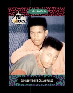 1991 Pro Set Yo MTV Raps #75 Super Lover Cee  Casanova Rud  SET BREAK 