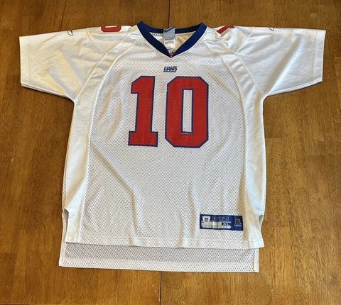 New York Giants Eli Manning Football Jersey Fits Adult Size Medium Cover