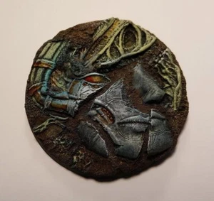 60mm RESIN BASES ELDAR QUEEN AVATAR (B) - Picture 1 of 3