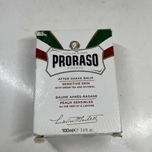 PRORASO After Shave Balm for Men, Sensitive Skin w/Green Tea, Oatmeal, 3.4 fl oz - Picture 1 of 2