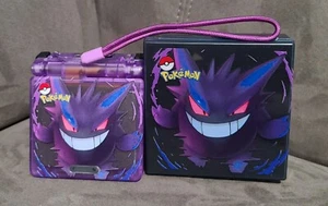 Nintendo Game Boy Advance SP X Gengar Pokemon Boxed Retro Handheld Console GBA - Picture 1 of 14