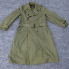VTG WW2 1946 US Army Military Trench Coat w/ Wool Liner Medium Regular
