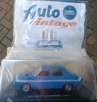 AUTO VINTAGE EUROPE COLLECTION  N.#84 RENAULT 12 GORDINI (1972) 1:24 - Immagine 1 di 4