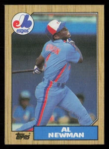 1987 Topps Al Newman #323 RC Rookie Montreal Expos Baseball Card - Picture 1 of 2
