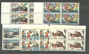MEXICO  1969 / 1973 SC:C354 TO C358 BLOCK OF FOUR NH, OG CV:$13.60 (K325) - Picture 1 of 1