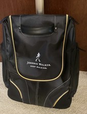Rare Johnny Walker Luggage Overnight Carry on Roller Rolling Laptop Bag GREAT