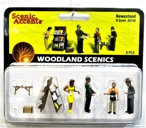 O Scale Woodland Scenics A2740 Scenic Accents Newsstand (8) pcs - Picture 1 of 1